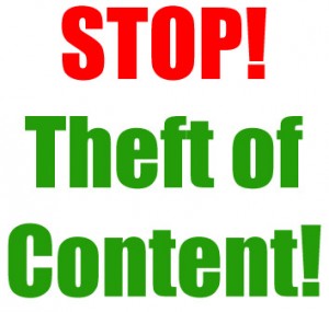 Stop! Theft of Content