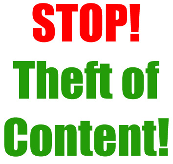 Stop! Theft of Content