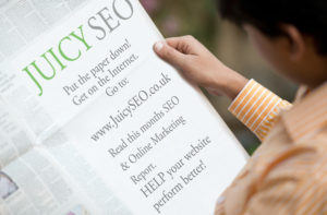 Juicy SEO Monthly SEO Report - Put the Paper down!