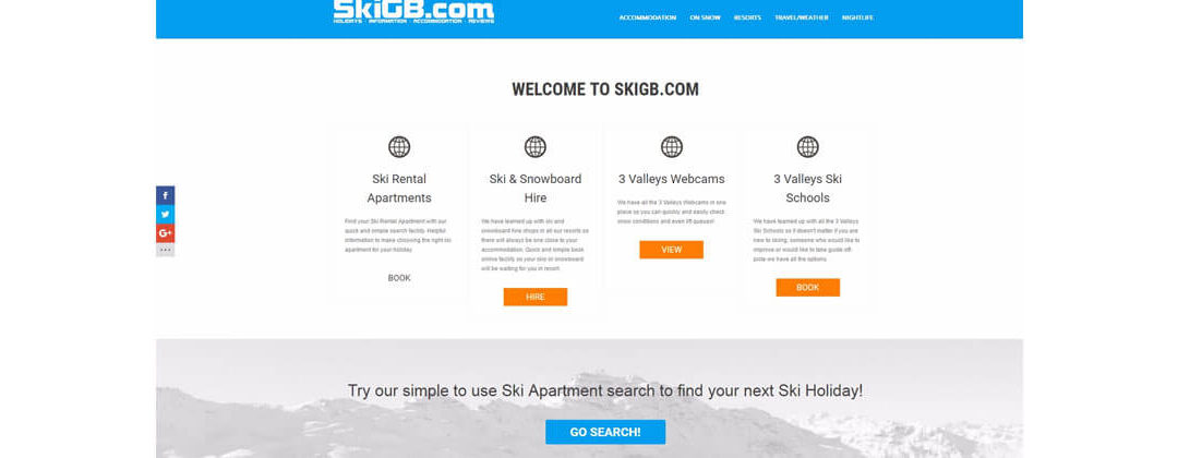 SkiGB.com banner